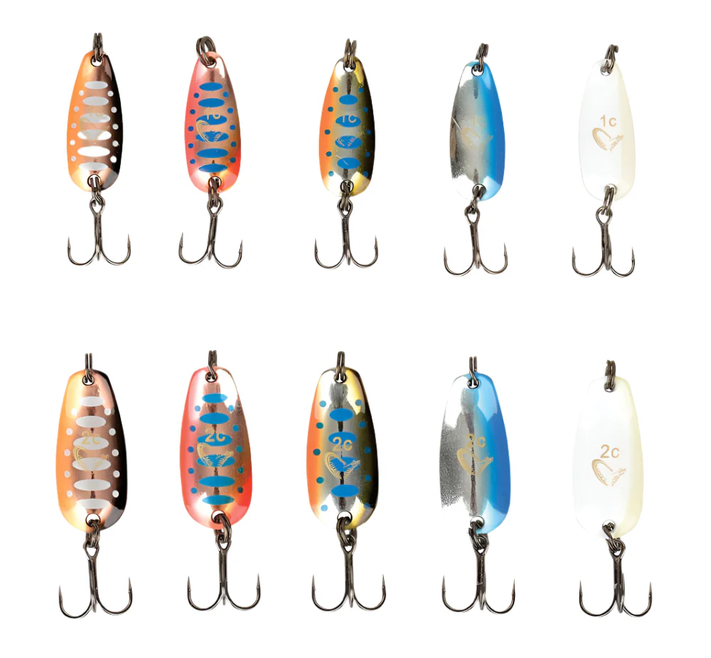 Savage Gear | Nails Micro Spoon Kit | Size 1c & 2c | 10pcs