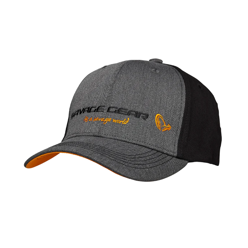 Savage Gear | Strike Cap | Onesize | Grey Melange/Black