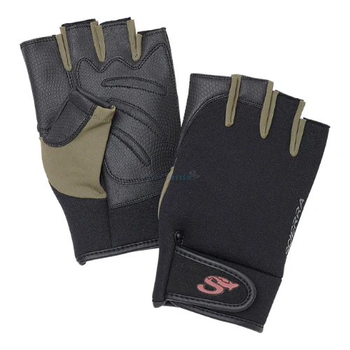 Scierra | Neo Stretch Half Finger Gloves | Black