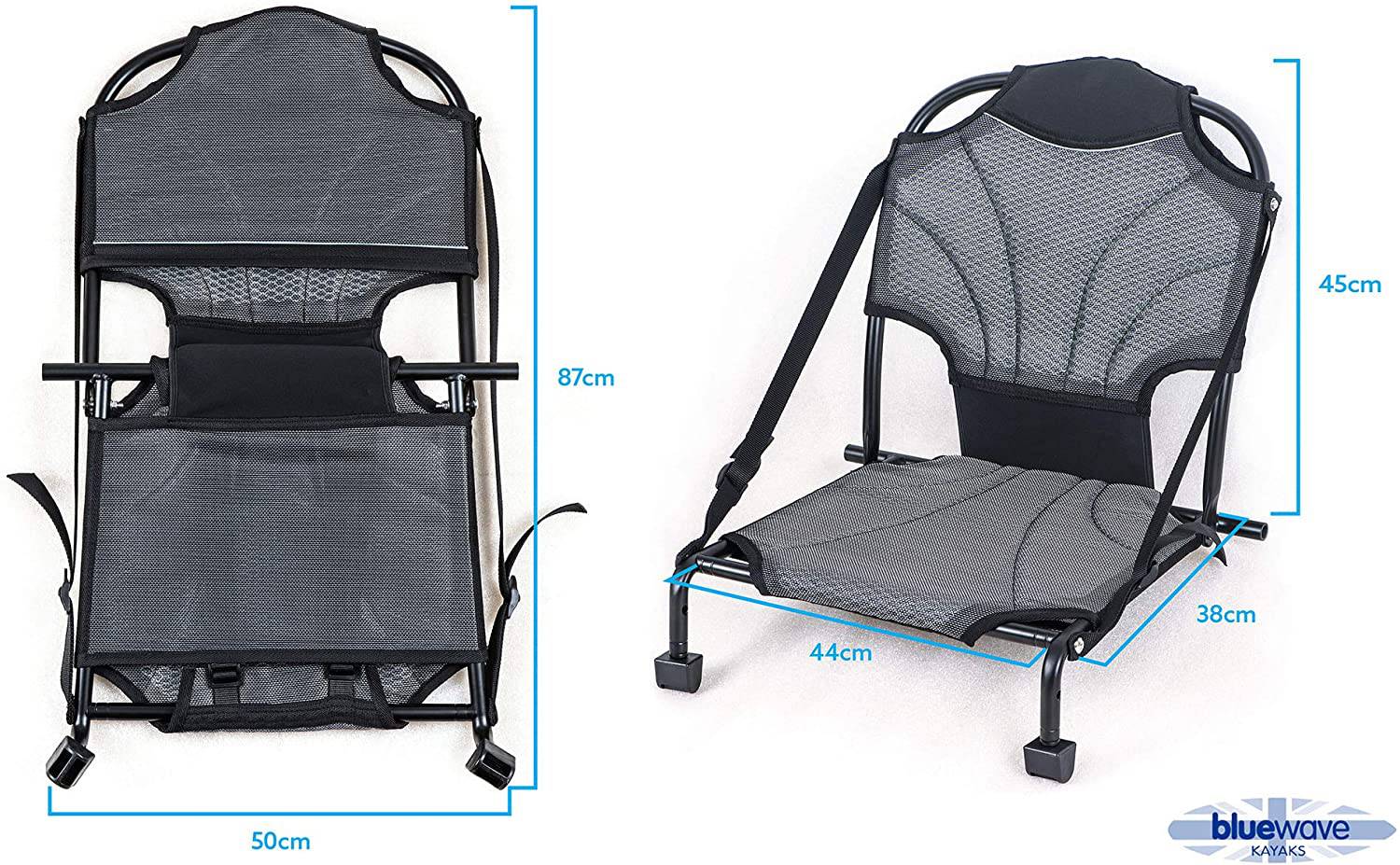 Deluxe Seat for Kayaks | Aluminium Frame | Sit on Top - Image 3