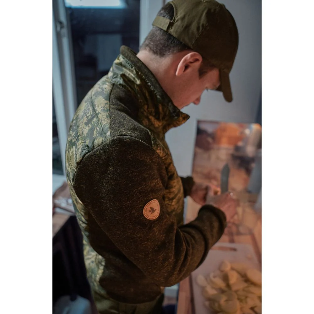 Seeland Theo Hybrid Jacket Camo | Pine Green/InVis Green - Image 6