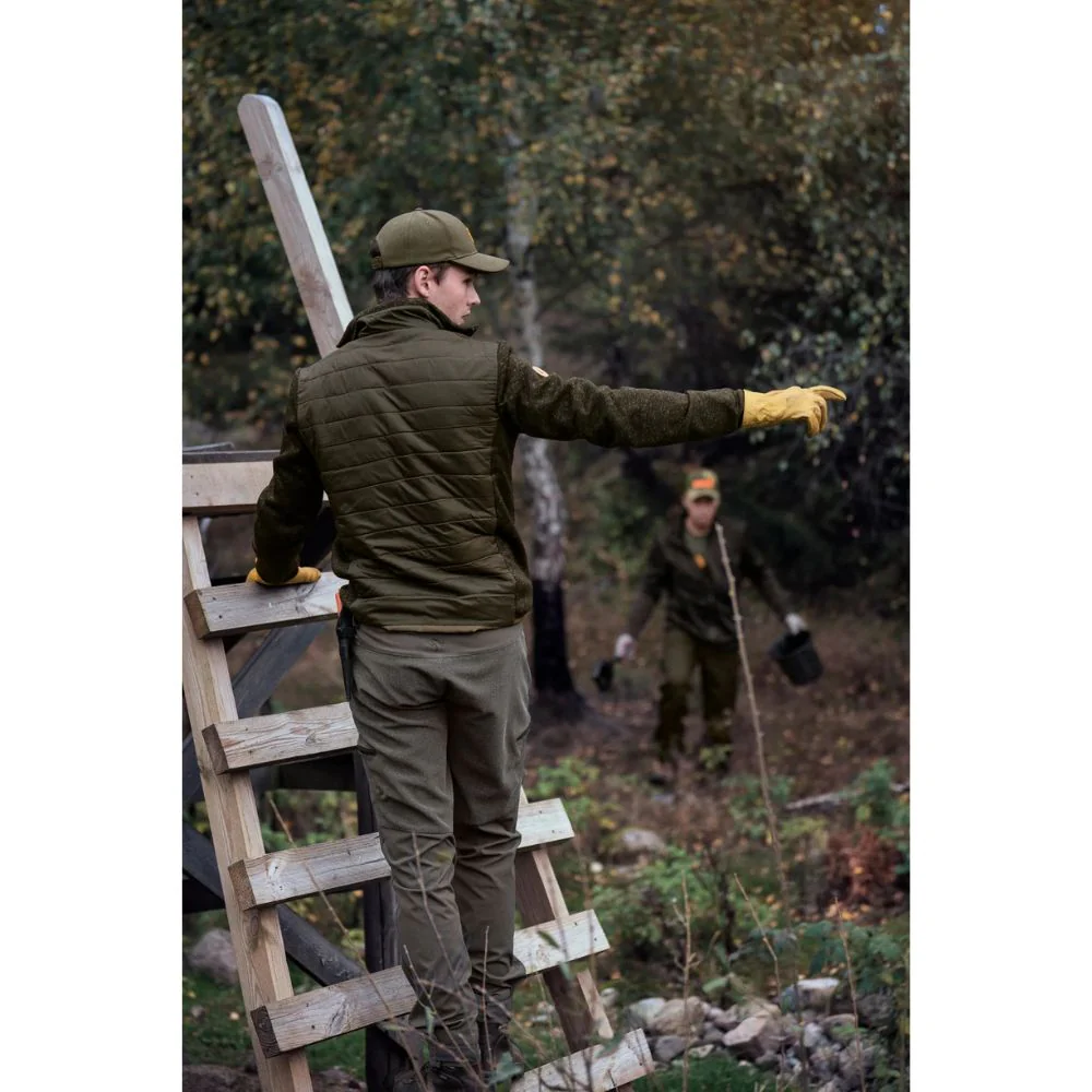 Seeland Theo Hybrid Jacket Camo | Pine Green/InVis Green - Image 8