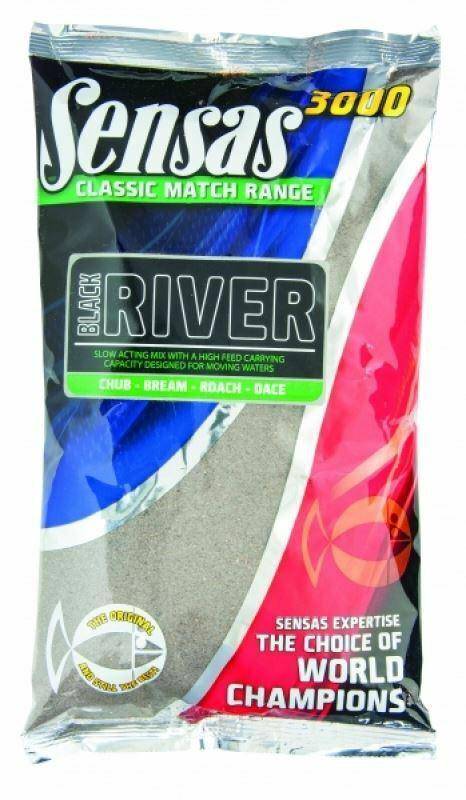 Sensas | 3000 | Black | River | Groundbait | 1kg