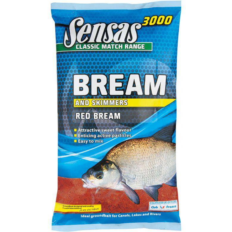 Sensas | 3000 | Bream Red | Groundbait | 1kg