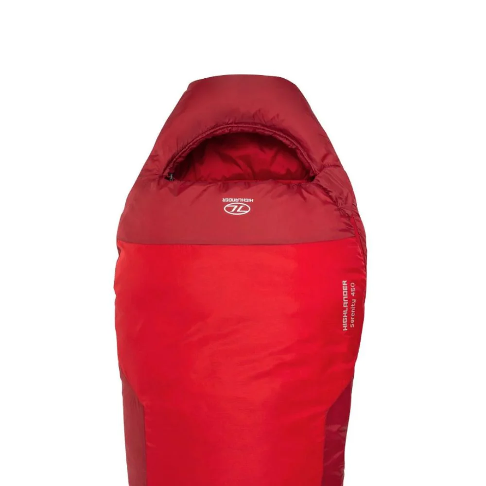 Serenity Mummy Sleeping Bag | 450 | Red - Image 2