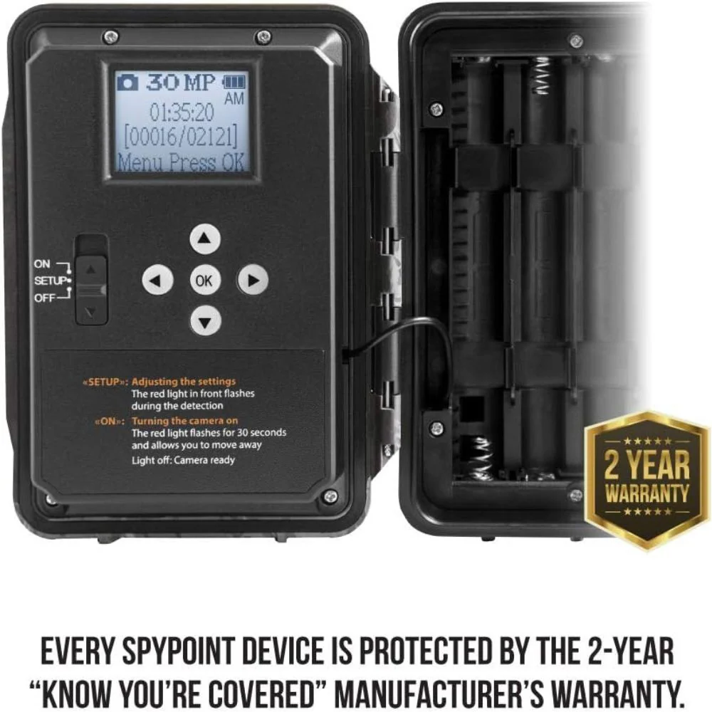 SpyPoint Force-Pro Trail Camera | Camo | DISCOUNTED AS BOX DAMAGED - Image 4