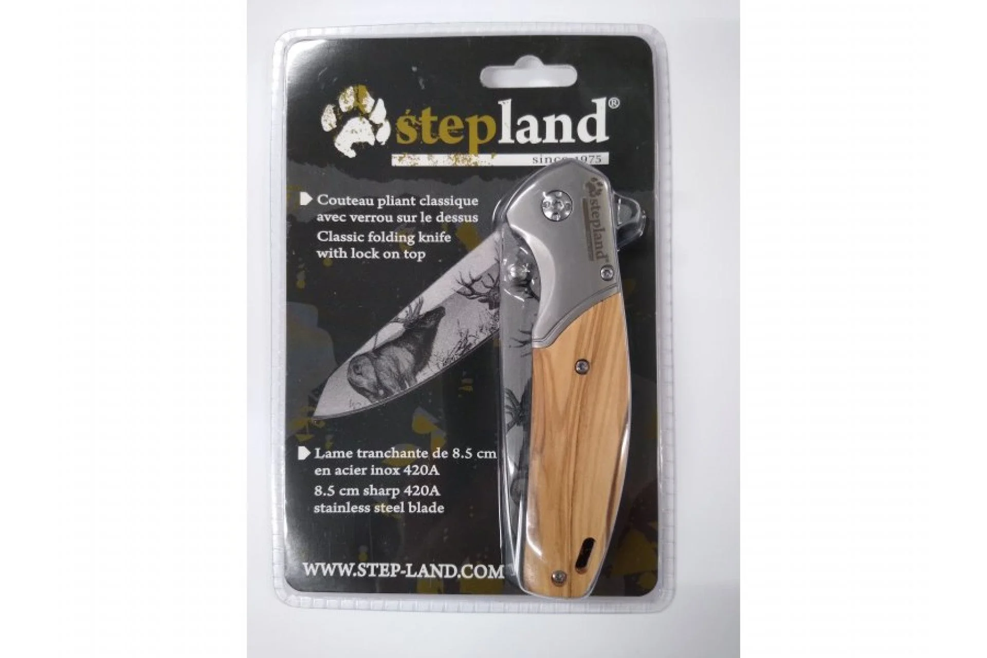 Stepland | Deer Engraved Knife