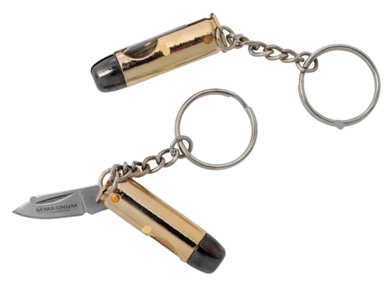 Stepland | Replica 44 Mag Bullet Keyring with Knife |