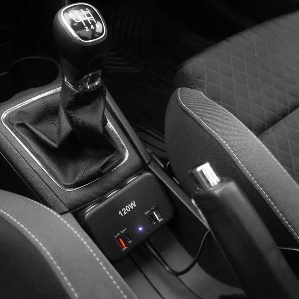 Streetwize | 12V Triple Socket + Dual USB (A & C) | 80cm Cable - Image 2