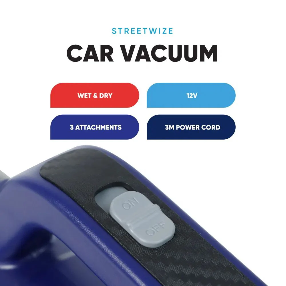 Streetwize | 12V Wet & Dry Car Vacuum Cleaner - Image 2