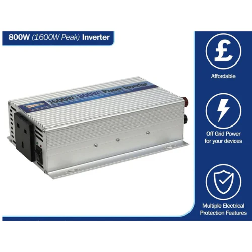 Streetwize | 800W (1600W Peak) Modified Sine Wave Inverter