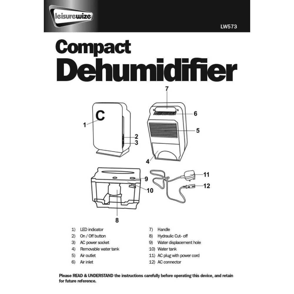 Streetwize | Compact Electric Dehumifier - Image 4