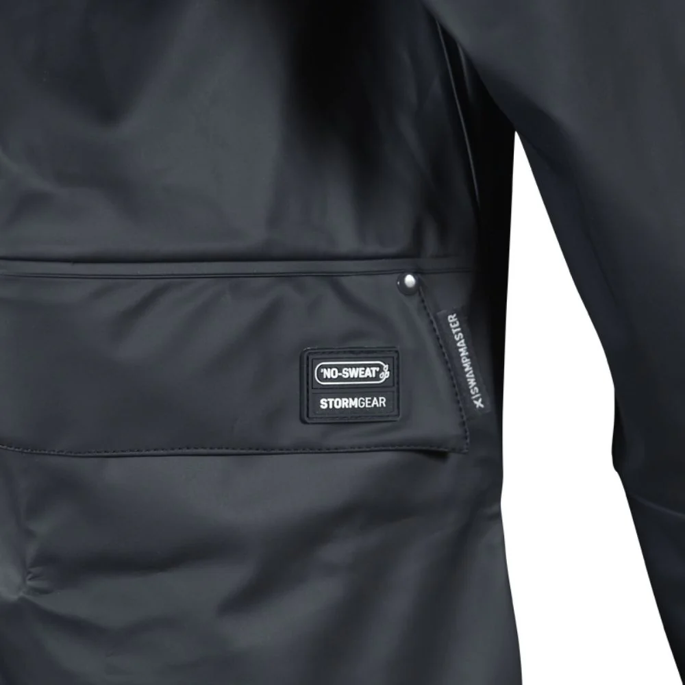 Swampmaster | No-Sweat Stormgear Waterproof Jacket | Navy - Image 4