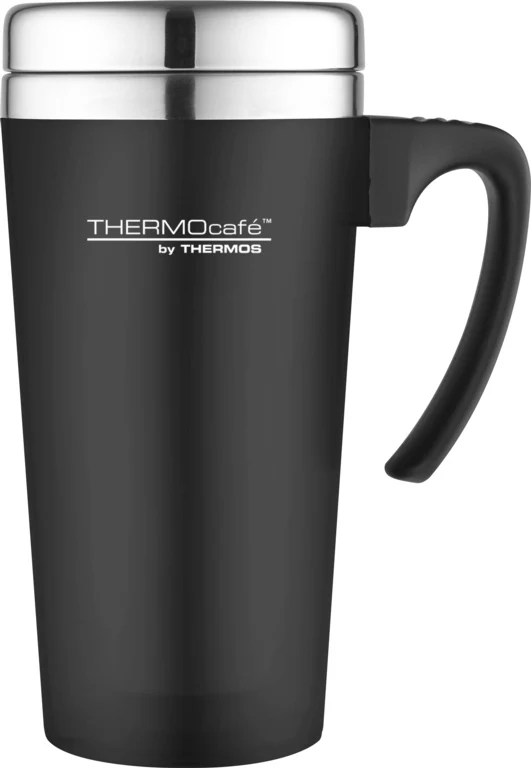 Thermos | Soft Touch Travel Mug | 420ml | Black