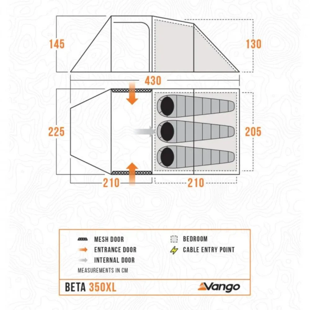 Vango | 3 Man Tent | Beta | 350XL - Image 3