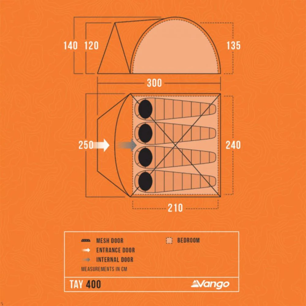 Vango | 4 Man Tent | Tay 400 - Image 5