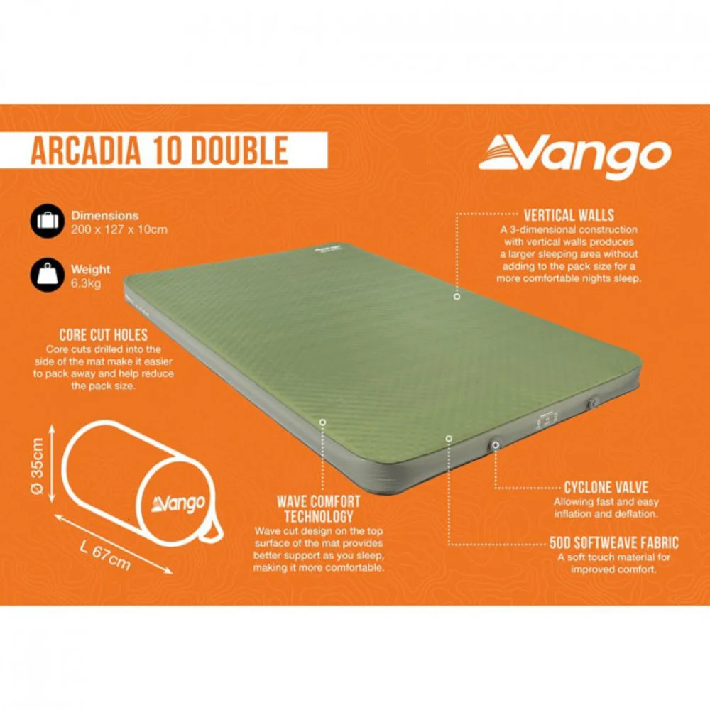 Vango | Double Self Inflating Mattress | Arcadia 10 - Image 5