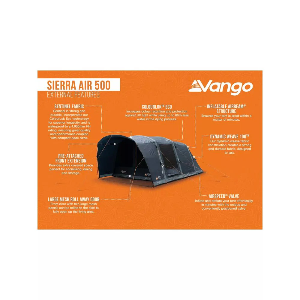 Vango | Sierra Air 500 Tent - Image 4