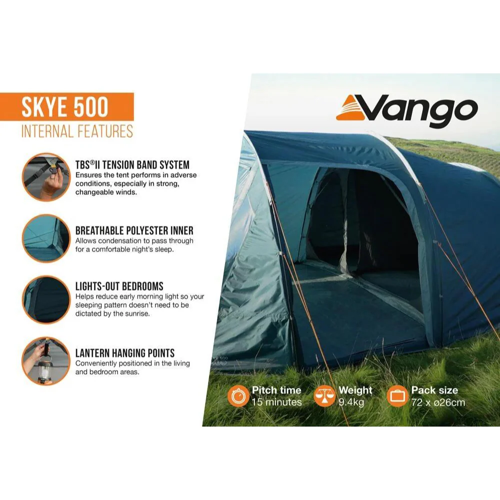 Vango | Skye 500 | 5-Man Tent - Image 7