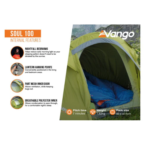 Vango | Soul 100 | 1-Man Tent - Image 4