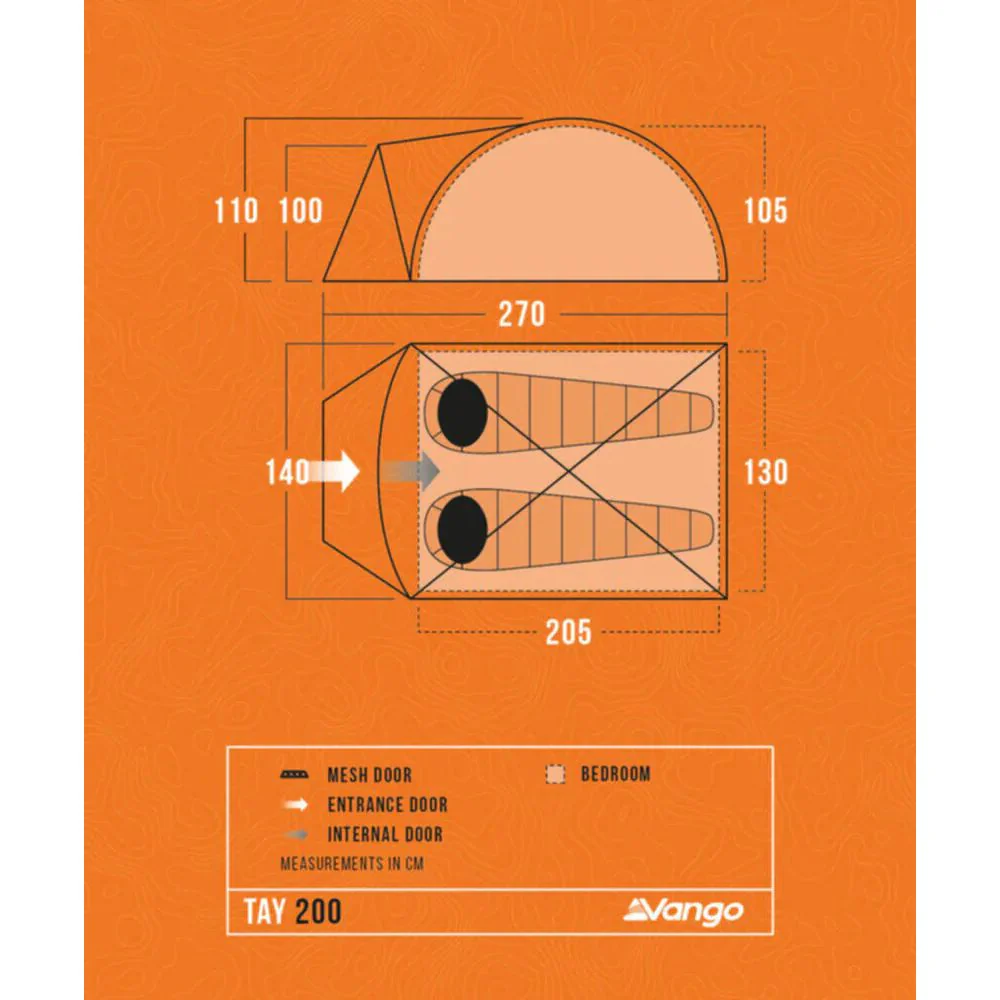 Vango | Tay 200 Tent | 2 Person Tent - Image 4