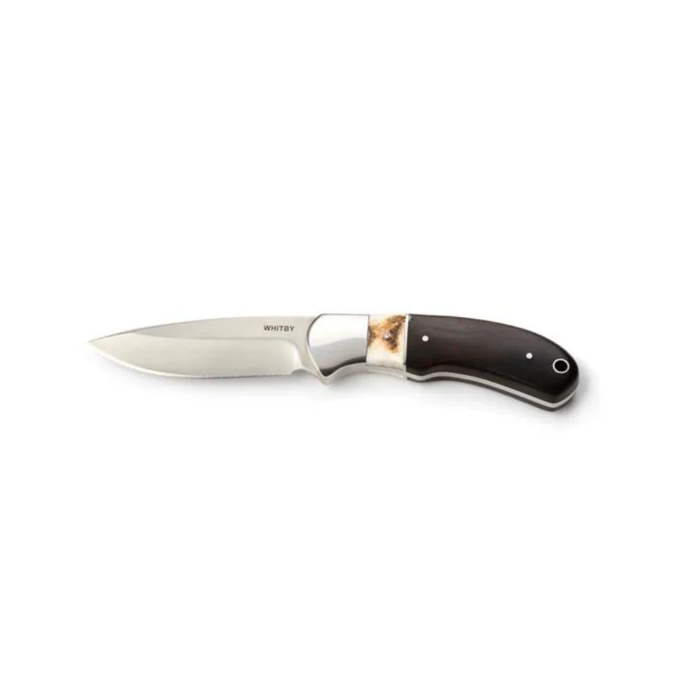 Whitby | Staghorn & Ebony Wood Sheath Knife | 3.5"