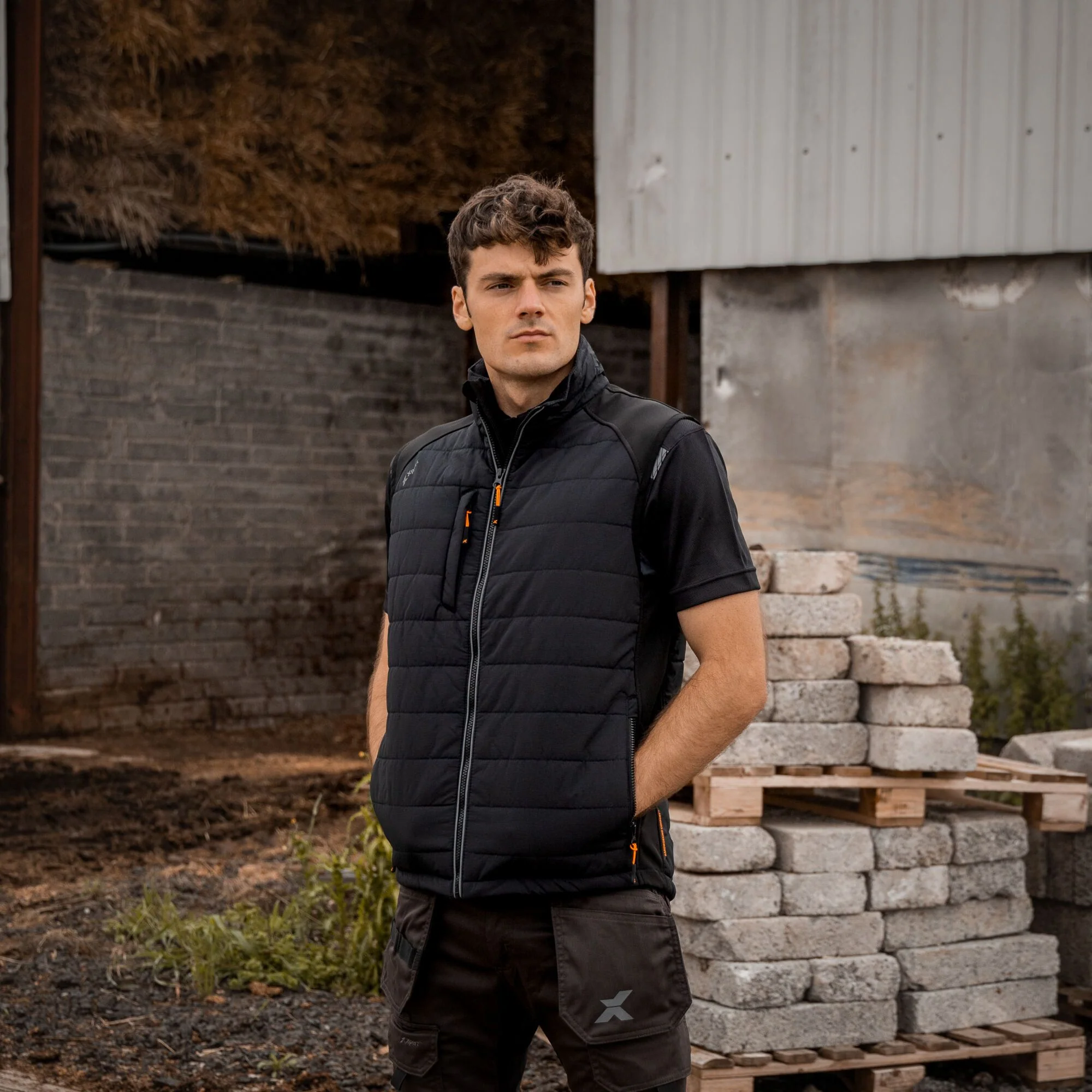 Xpert | Pro Rip-Stop Panelled Bodywarmer | Black - Image 4