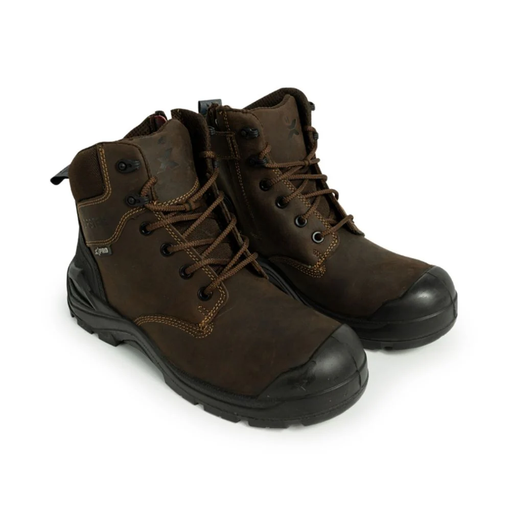 Xpert | Pro Zipster S3L Safety Zip-Side Boot | Brown - Image 2
