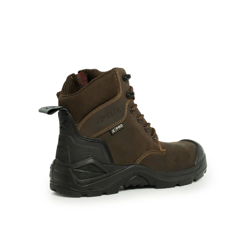 Xpert | Pro Zipster S3L Safety Zip-Side Boot | Brown - Image 3