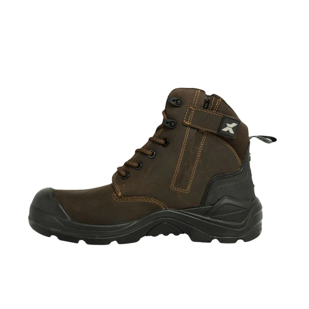 Xpert | Pro Zipster S3L Safety Zip-Side Boot | Brown - Image 4