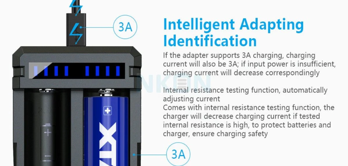 XTAR SC2 battery charger for 18650 / 20700 / 21700 - Image 2