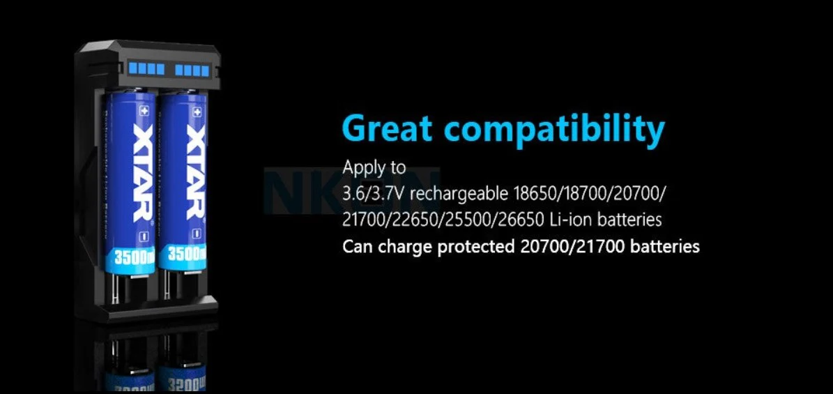 XTAR SC2 battery charger for 18650 / 20700 / 21700 - Image 5